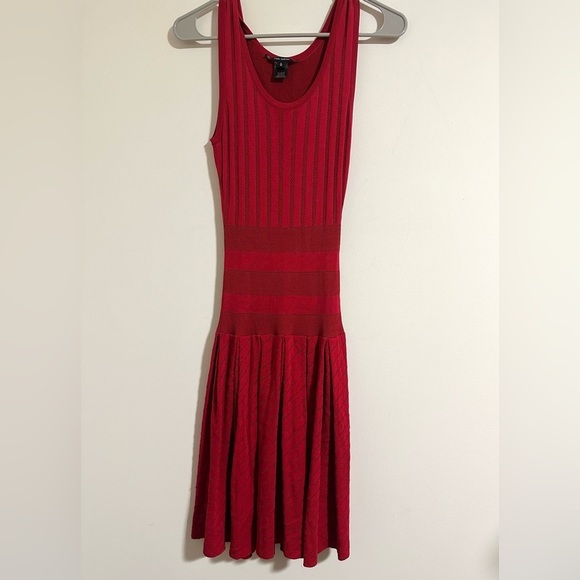 Pink Tartan Valentines Day red fit and flare bodycon style dress - Picture 1 of 7